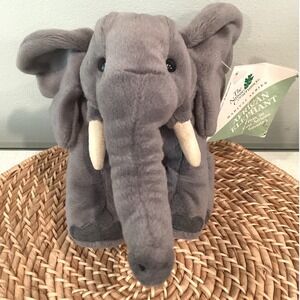 NWT Nature Conservancy African Elephant Plush Habitat Series Gray